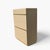 Mid 20th Century Mid 20th Century Lane Postmodern Five-Drawer Tallboy Dresser in Beige Lacquer, Glass For Sale - Image 5 of 13