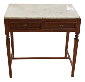 Vintage Desk with Marble Top