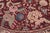 Art Nouveau 1990's Pak-Persian Red/Pink Wool Round Rug- 8'1'' X 8'3'' For Sale In New York - Image 6 of 9