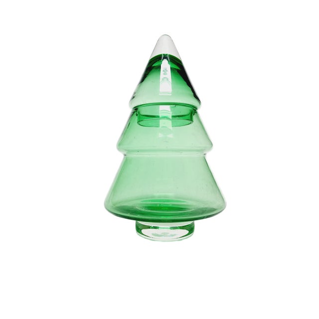 Polish Candyer from Tarnowiec Glasswork, Poland, 1950s For Sale - Image 3 of 9