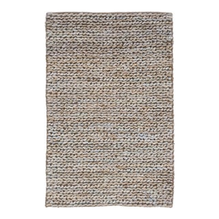 Dash & Albert by Annie Selke Jute Woven Seaglass Rug, 5' x 8' For Sale