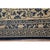 1890s Ivory Background Geometric Blue Floral Design Antique Chinese Peking Rug For Sale - Image 4 of 8
