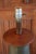 Wood Vintage 60s Mid-Century Chinoiserie Brass & Copper Urn Large Table Lamp, Beautiful Dark Patina For Sale - Image 7 of 18
