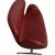 Swan Sofa in Red Leather by Arne Jacobsen For Sale - Image 6 of 18