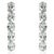 Art Deco 19th Century Style 100.3 Ct Aquamarine Silver Rivière 18 Inch Necklace & Drop Earrings - 3 Pieces For Sale - Image 3 of 15