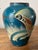 1930s Mexican Hand-Painted Tonala Bird of Paradise Vase For Sale - Image 9 of 12