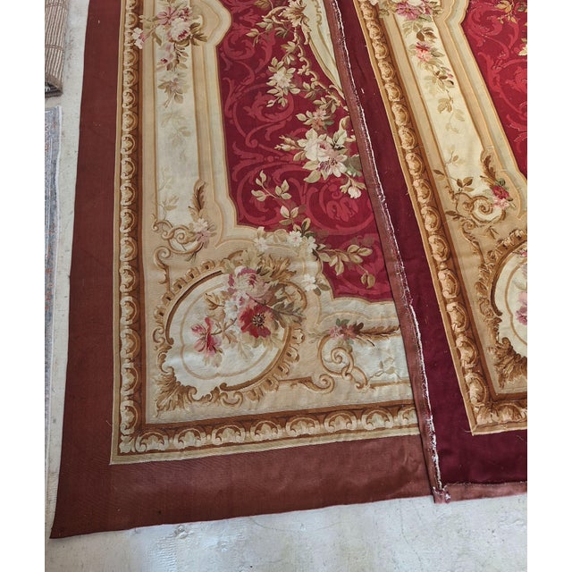 Circa 1880 French Aubusson For Sale - Image 4 of 8