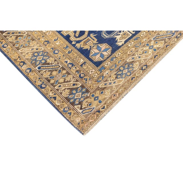 Textile Antique Perpedil Rug 4'8'' x 6'6'' For Sale - Image 7 of 12