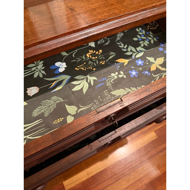 Brown Antique Walnut C1880-1890 Dresser For Sale - Image 8 of 10