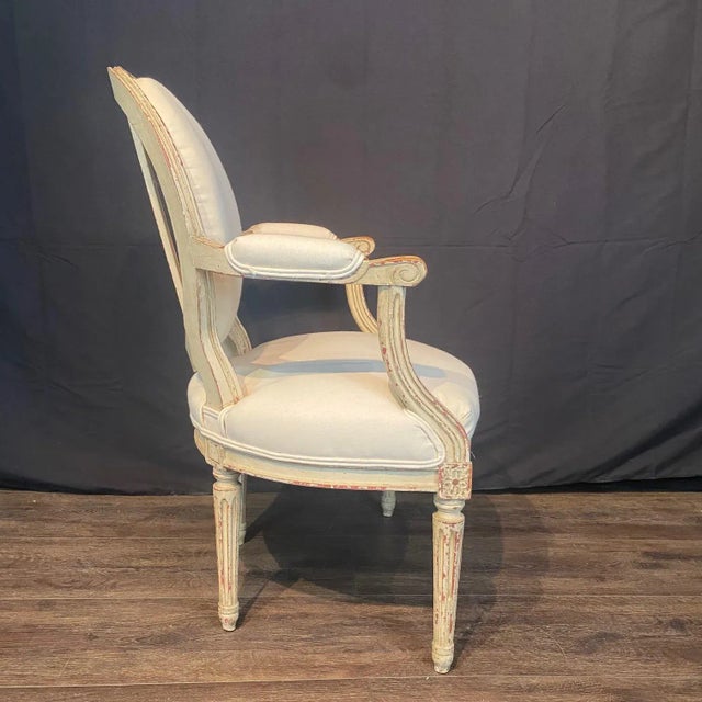 French Louis XV Armchairs or Fauteuils - A Pair For Sale In Portland, ME - Image 6 of 11