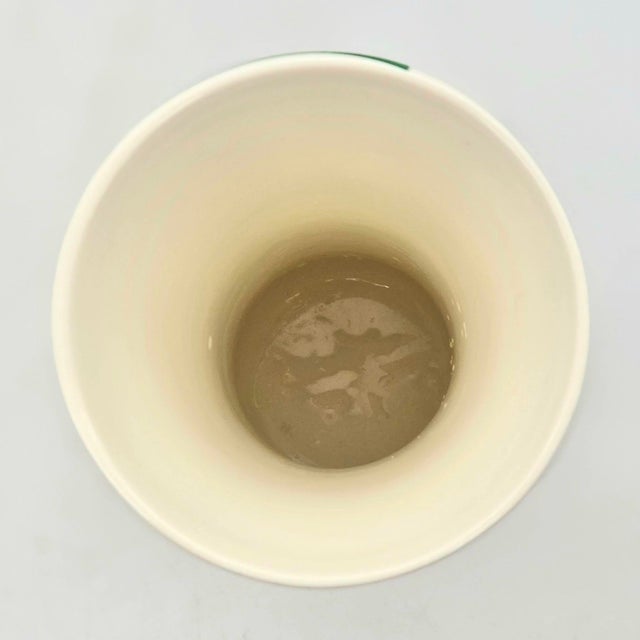 Vintage Faiencerie De Gien "Que Viva Escada" Ceramic Vase Designed by Margaretha Ley For Sale - Image 9 of 11
