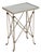 Ralph Lauren Mirror & Chrome Accent Table For Sale