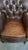 Cognac Colored Brown Chesterfield Armchair For Sale - Image 6 of 14