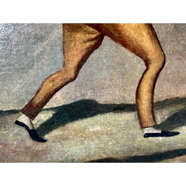 19th Century 19th Century Painting Of a Pickpocket and a Gentleman For Sale - Image 5 of 12