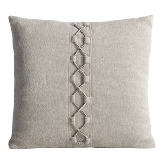 Lancaster Signature Madera Pillow in Capra Grey For Sale