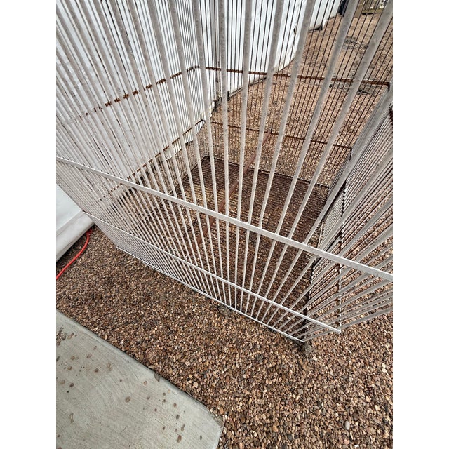 Vintage Extremely Large Pagoda Top Birdcage For Sale - Image 6 of 10