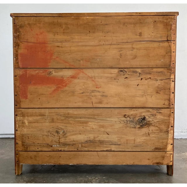 Early American Country Pine Dresser W/ Original Porcelain Knobs For Sale - Image 11 of 12
