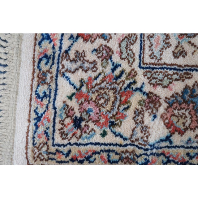 Late 20th Century Karastan 100% Wool Oriental Floral Palmettes Animal 738 Area Rug Mat 3' X 5' For Sale - Image 5 of 16