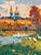 Oil Painting Evening at the Church Pond Oksana Ivanyuk For Sale - Image 6 of 11