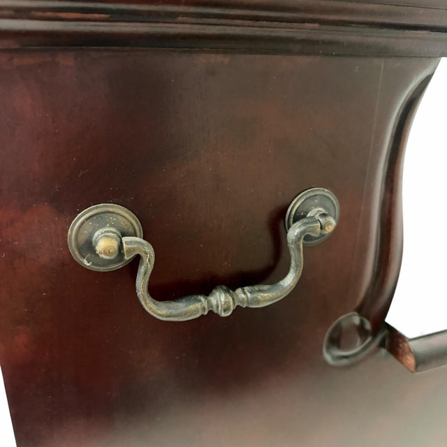 Vintage Mahogany Bed Steps For Sale - Image 4 of 8