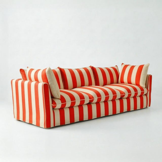 A joyous beautiful sofa made by hand in the USA using natural materials with a large dollop of comfort. 'Tradition with a...