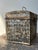 Antique Weathered Cream-Painted Tin Box, Circa Late 19th - Early 20th Century For Sale - Image 10 of 16