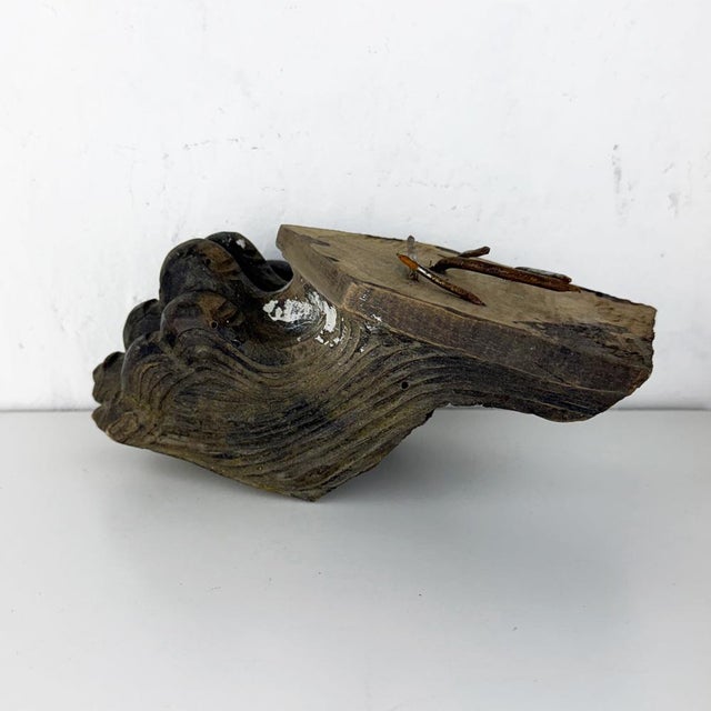 Carved Wooden Lion Paws, Set of 2 For Sale - Image 9 of 13