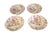Pink Vintage Set of 4 Pink Rose Chintz Johnson Bros. Ironstone England Breakfast Bowls #1 For Sale - Image 8 of 8