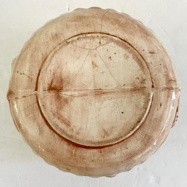 Faux Bamboo Ceramic Cachepot For Sale - Image 9 of 10