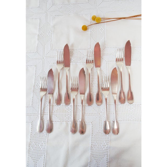 Fish Cutlery from Christofle, 1890s, Set of 12 For Sale - Image 6 of 6
