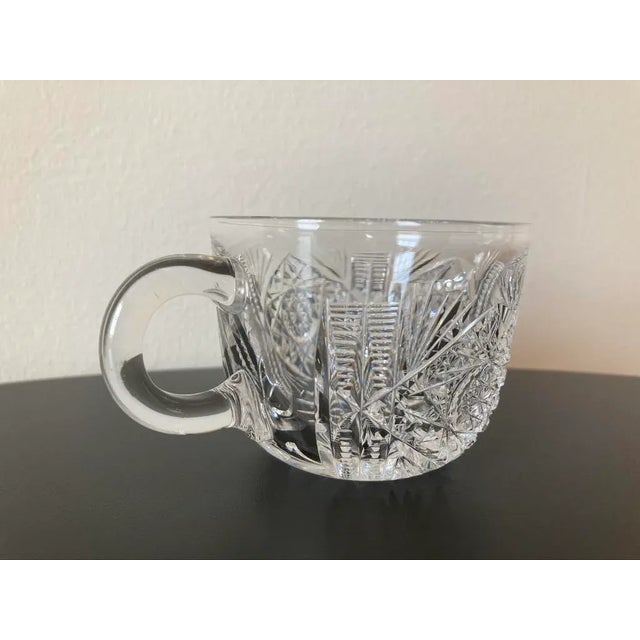 Antique American Cut Crystal Punch Cup, Circa Early 20th Century For Sale - Image 4 of 12
