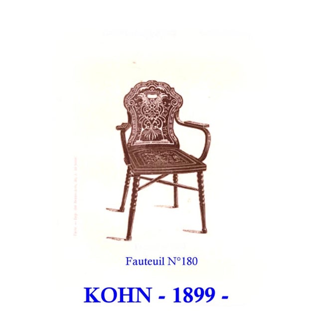 Art Nouveau Armchair from Jacob & Josef Kohn, 1900 For Sale - Image 14 of 14