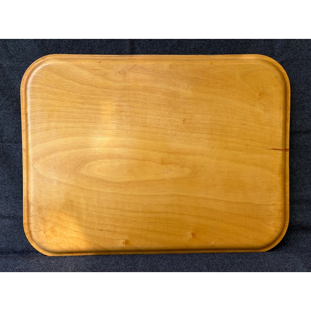 Vintage Handmade Wood Decoupage Denmark Travel Tray For Sale - Image 11 of 14