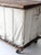 Vintage Dandux Industrial Laundry Cart With Wood Top For Sale - Image 14 of 18