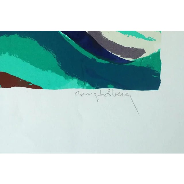 Bengt Åberg, Fåglar, Color Lithograph, Framed For Sale - Image 5 of 9