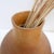 Vintage Decorative Vases in Paulownia Wood, Set of 2 For Sale - Image 3 of 9