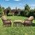 Brown Jordan 1960s Brown Jordan Designer Mid Century Bent Rattan Two Chairs and One Ottoman For Sale - Image 4 of 8