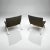 Black Leather PK22 Lounge Chairs by Poul Kjærholm for Fritz Hansen, Denmark, 1960s, Set of 2 For Sale - Image 10 of 18