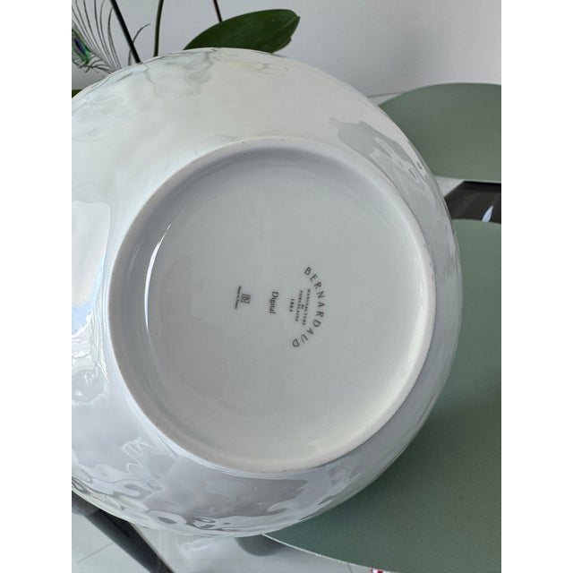 Bernardaud Bernardaud “Digital” Large Porcelain Bowl – Contemporary French Design For Sale - Image 4 of 12