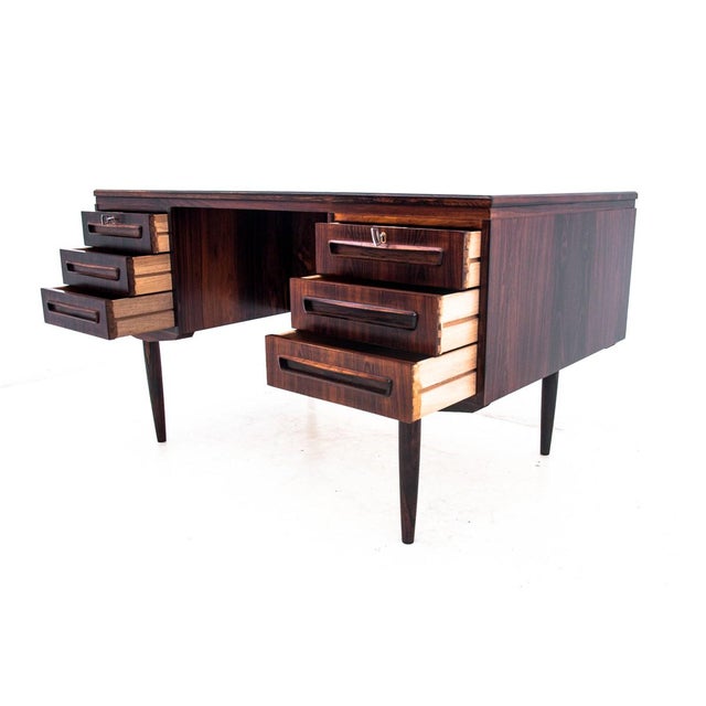 Vintage Danish Teak Desk, 1960s For Sale - Image 11 of 18