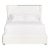 Balboa White Upholstered Bed, California King For Sale