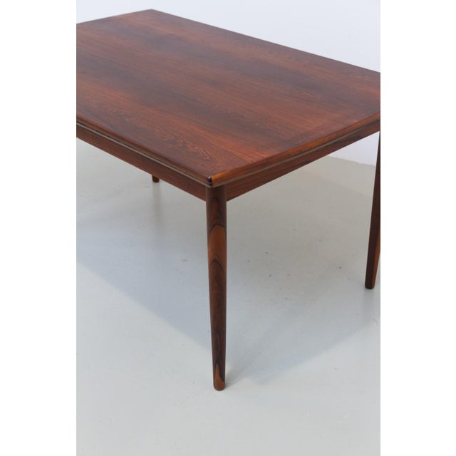 Danish Modern Extendable Rosewood Dining Table, 1960s For Sale - Image 16 of 18