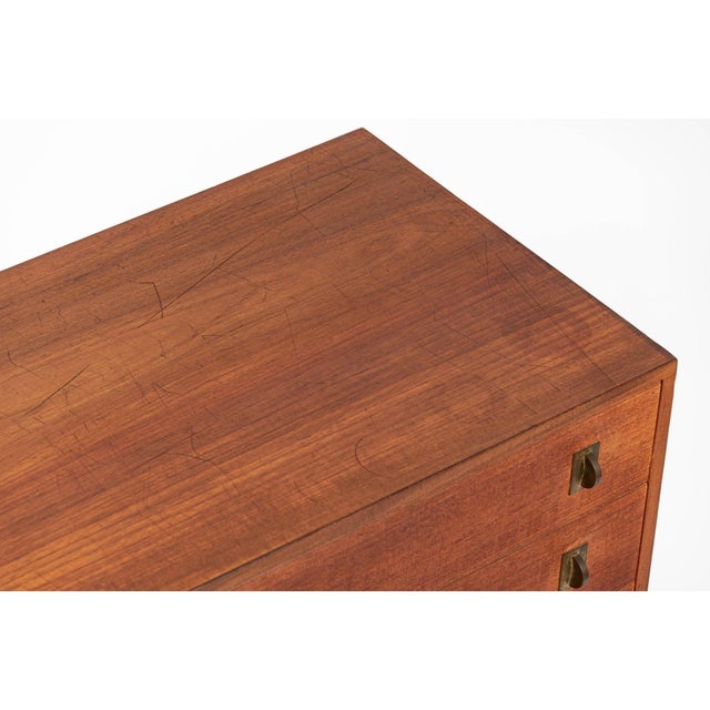 Mid-Century Danish Teak Secretary Desk Bookcase by Peter Løvig Nielsen, 1960s For Sale - Image 14 of 16