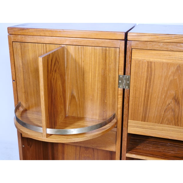 Mid-Century Folding Teak Bar Cabinet by Reno Wahl Iversen for Skovby, 1960s For Sale - Image 16 of 18