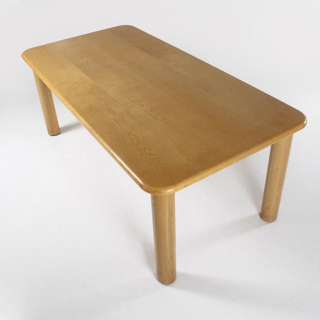 Zanotta Forrestal Dining Table in Maple Wood by Marco Zanuso, 1970s For Sale - Image 4 of 15