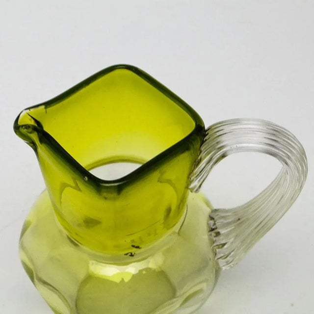 Art Nouveau Milk Jug by Cramberry Glass, United Kingdom, 1900s For Sale - Image 4 of 7