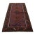 Zanjan Rug 4'5'' X 7'5'' Red Wool Vintage Tribal Hand-Knotted Oriental Carpet For Sale