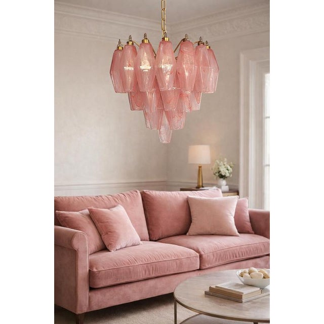 Vintage Murano Glass Chandeliers, 1990 For Sale - Image 4 of 13