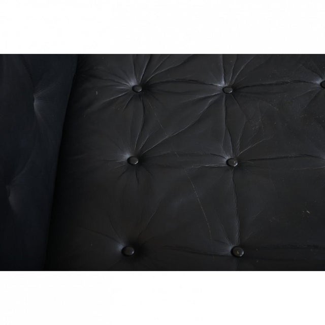 Spoke Back Sofa in Beech and Black Leather by Børge Mogensen, 1963 For Sale - Image 10 of 18