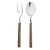 Contemporary Mepra Fantasia 2-Piece Serving Set (fork & Spoon), Tobacco For Sale - Image 3 of 3